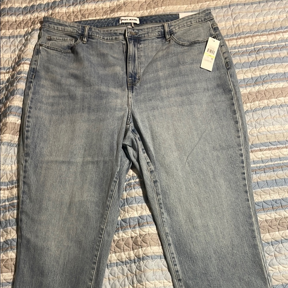 DKNY Women's Denim Straight Leg Jeans